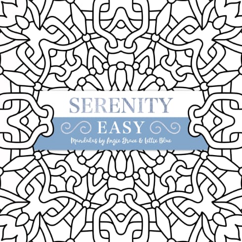 serenity easy coloring book